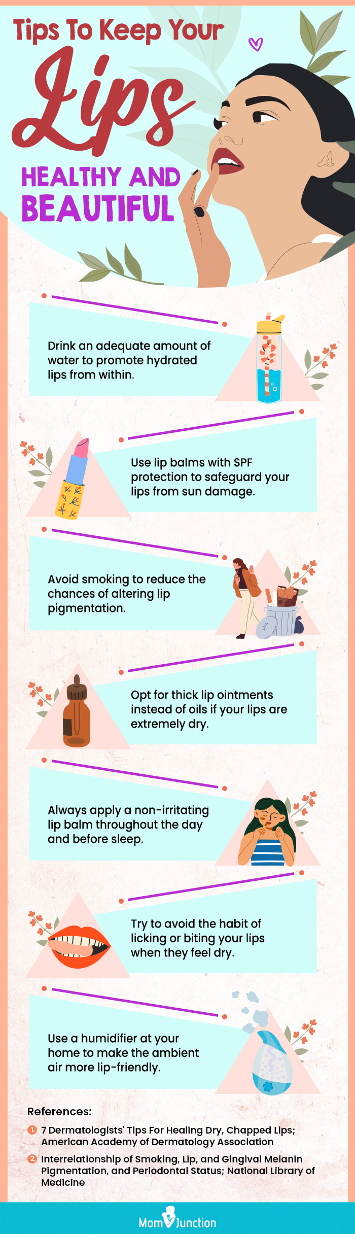 Tips-To-Keep-Your-Lips-Healthy-And-Beautiful (infographic)