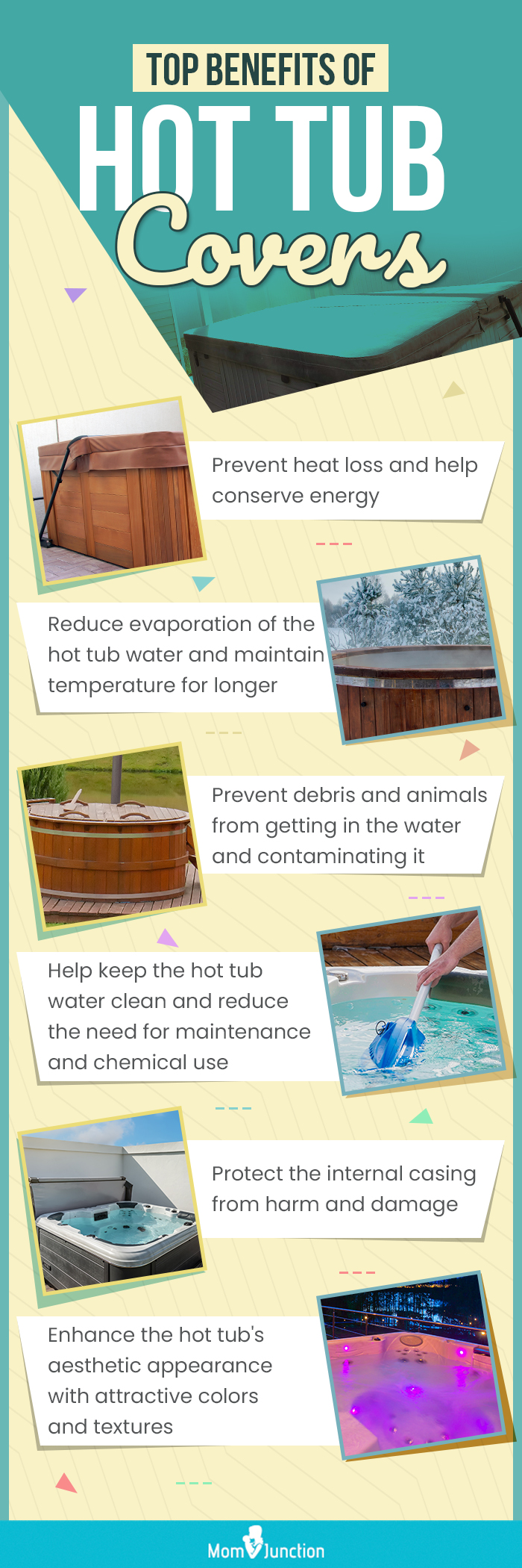Top Benefits Of Hot Tub Covers (infographic)