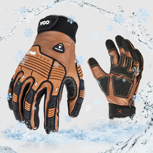 VGO 1-Pair Winter Safety Work Gloves