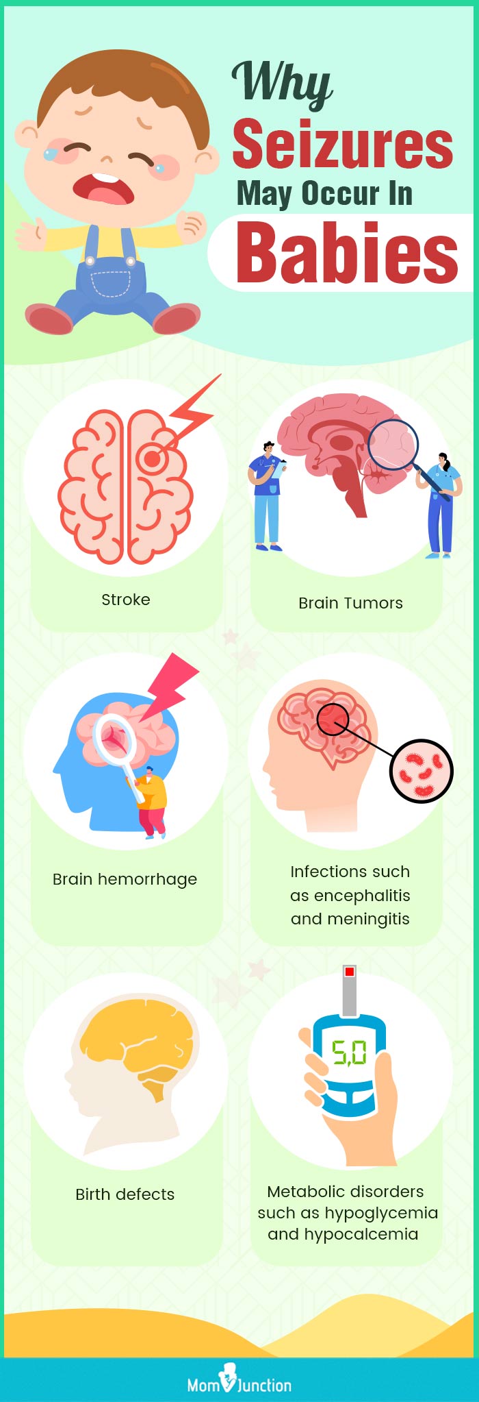 why seizures may occur in babies (infographic)