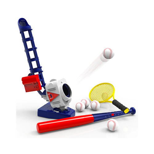 iPlay, iLearn 2 In 1 RC Baseball And Tennis Pitching Machine