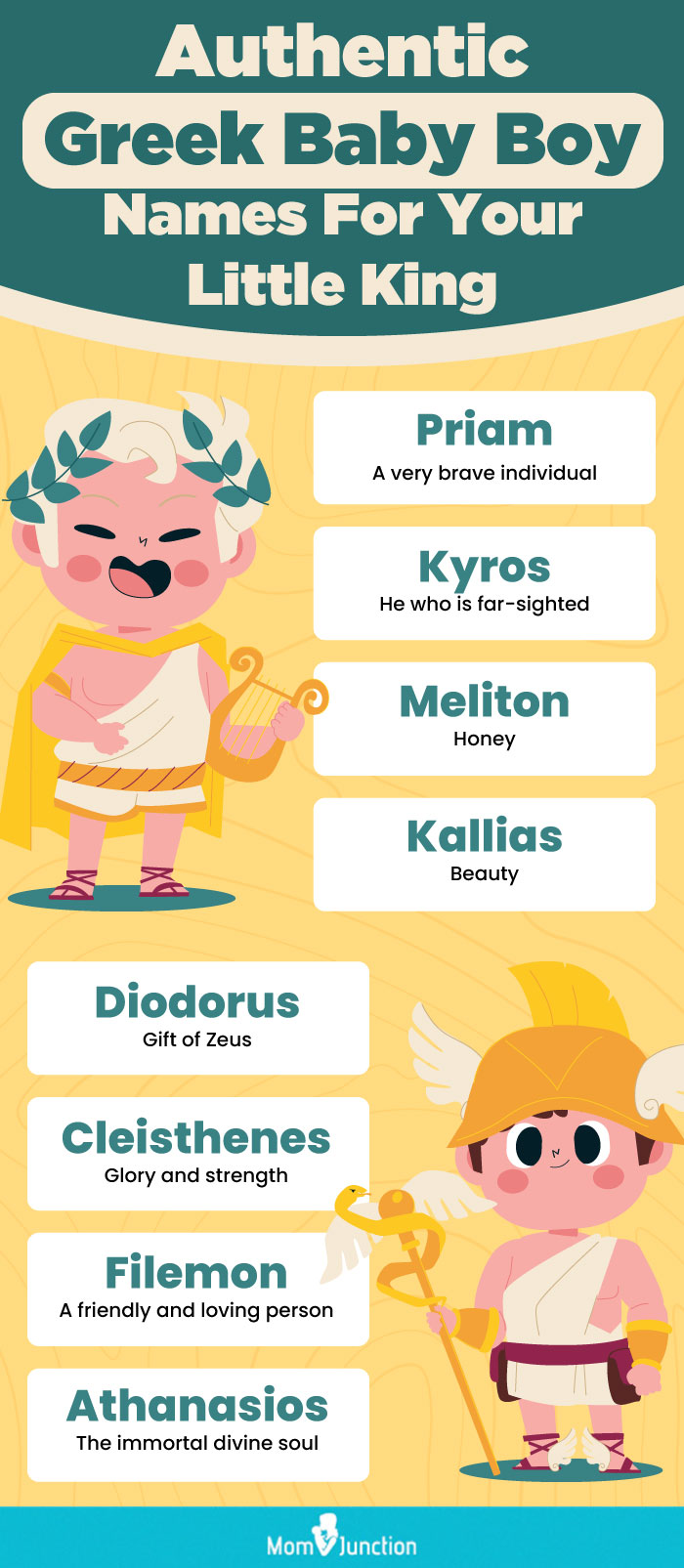 authentic greek baby boy names for your little king (infographic)