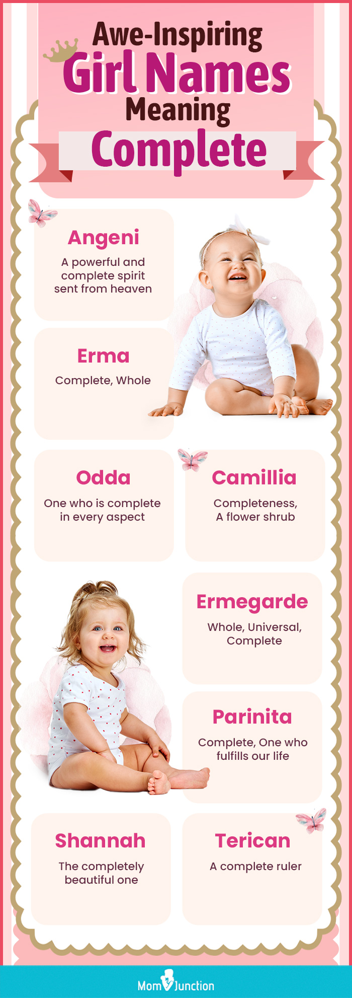 awe inspiring girl names meaning complete (infographic)
