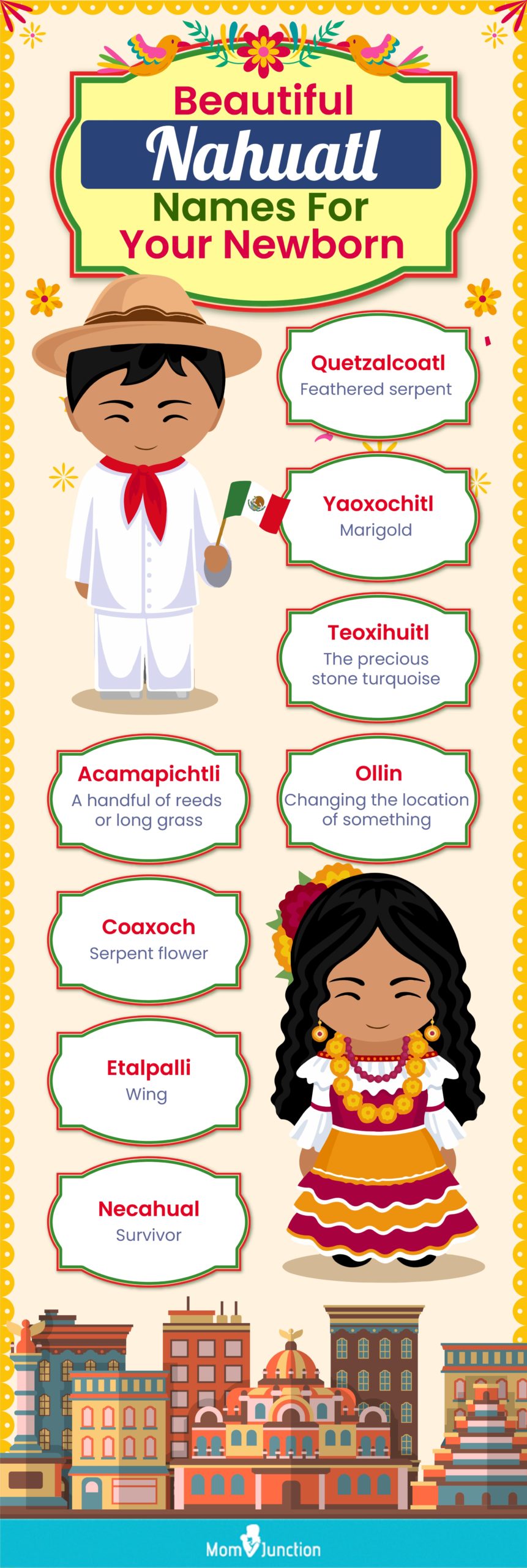 beautiful nahuatl names for your newborn (infographic)
