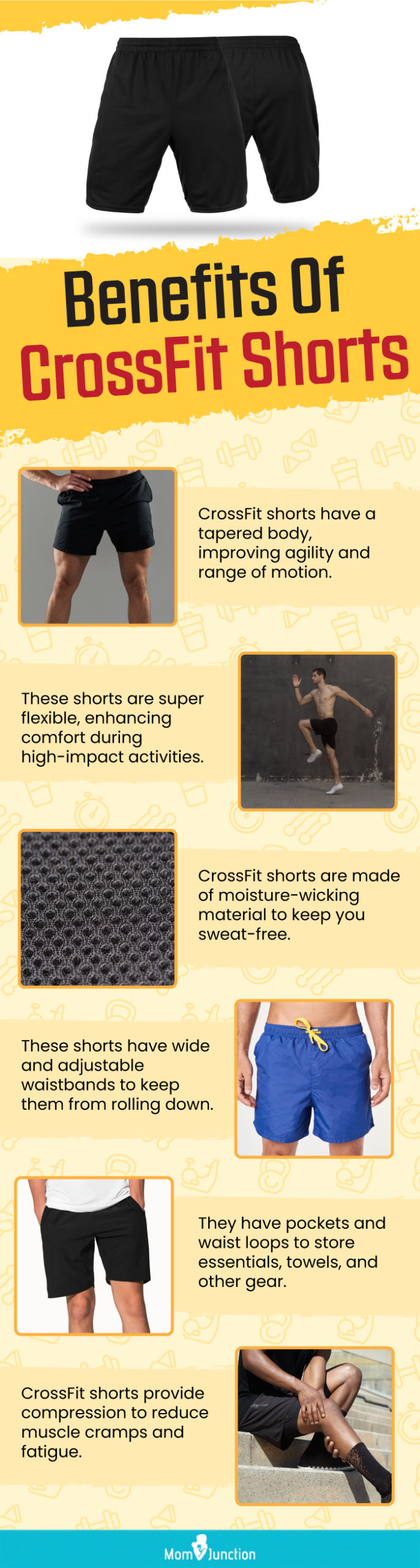 Benefits Of CrossFit Shorts (infographic)