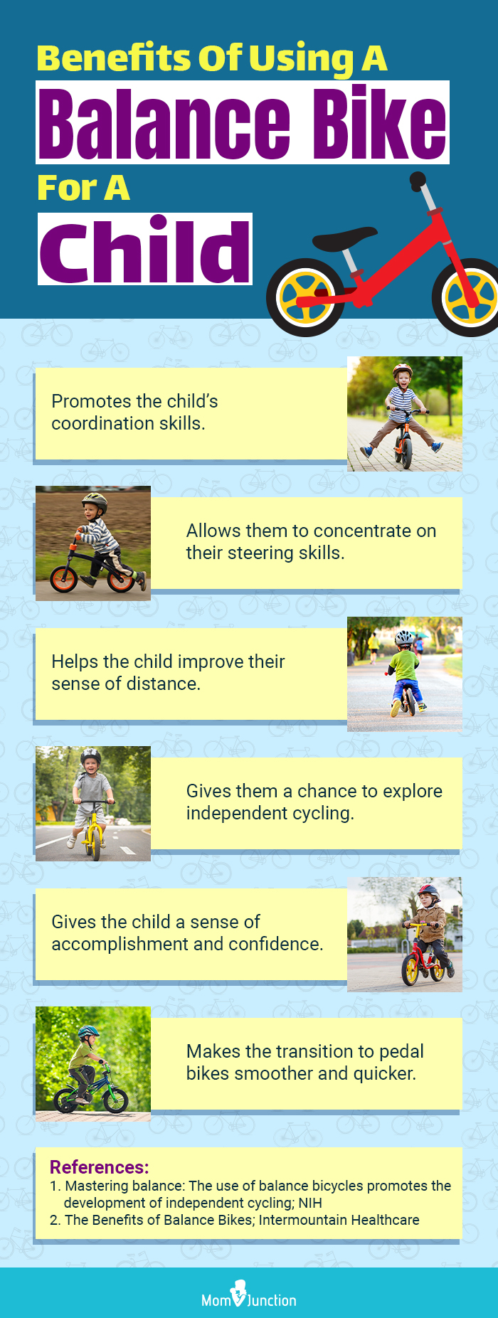Benefits Of Using A Balance Bike For A Child (infographic)