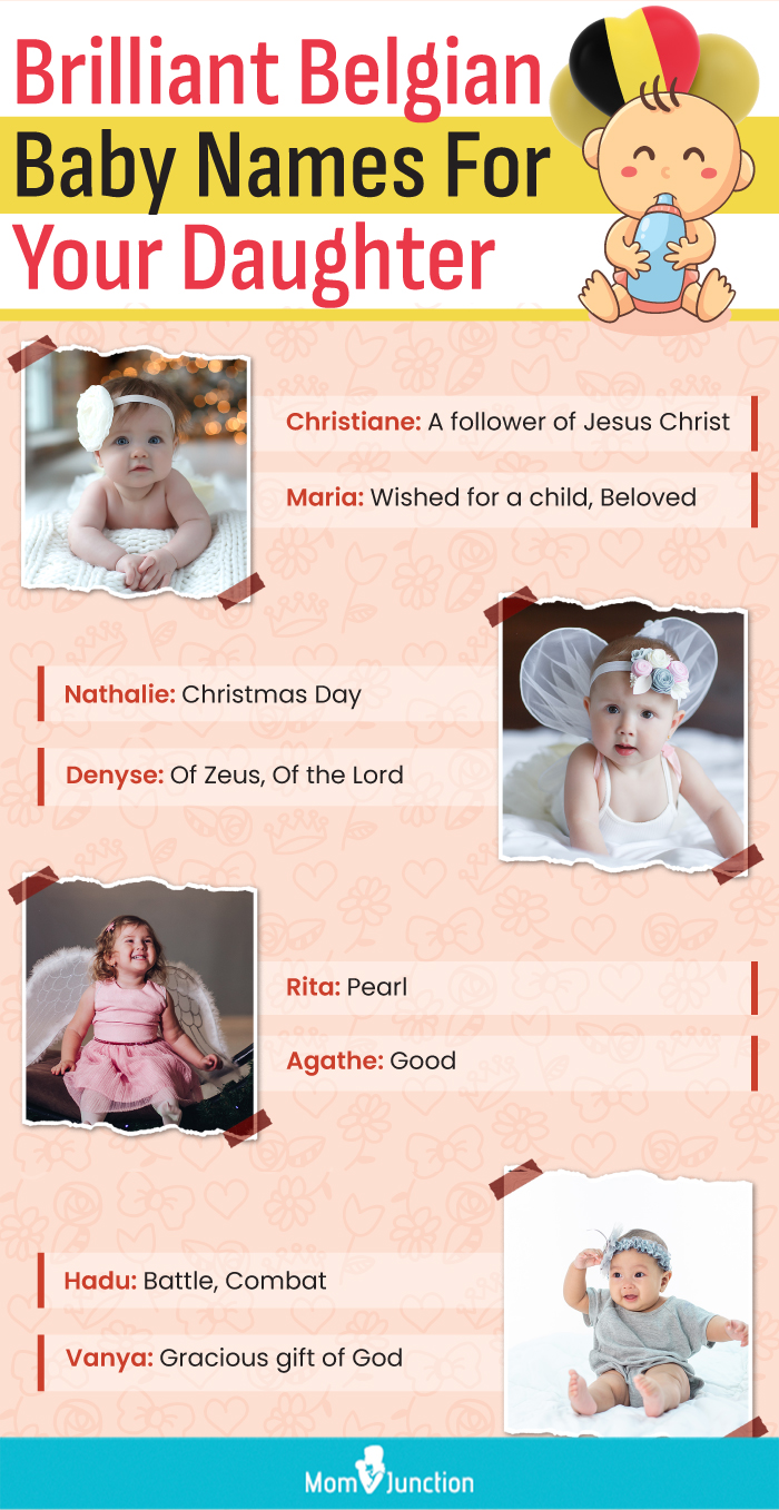 brilliant belgian baby names for your daughter (infographic)