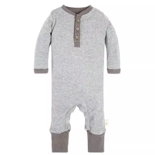 Burt’s Bees Henley One Piece Baby Jumpsuit