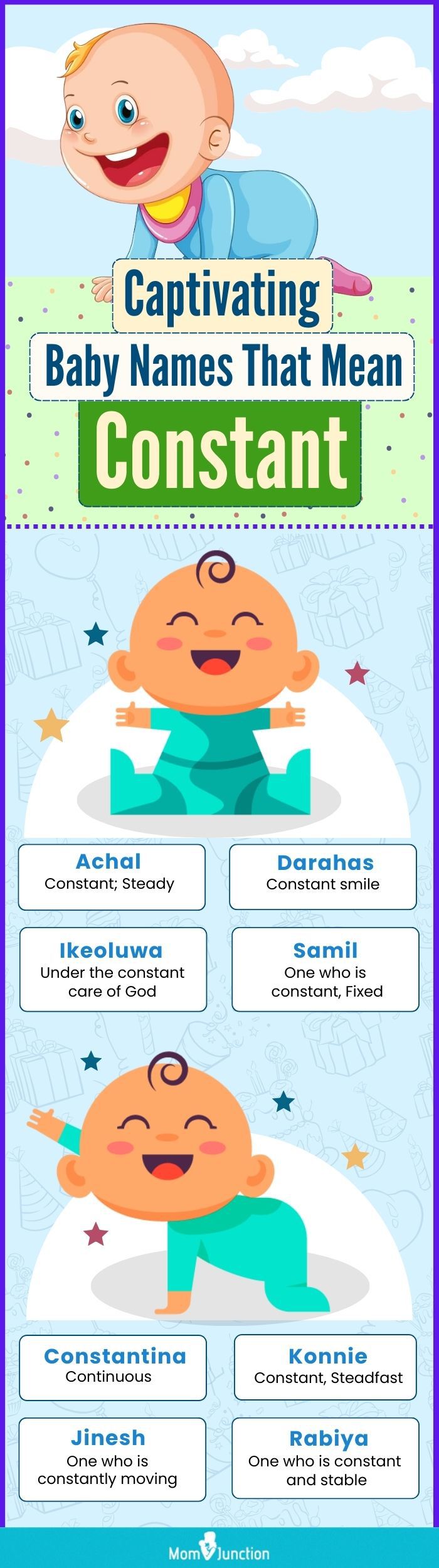captivating baby boy names that mean constant (infographic)