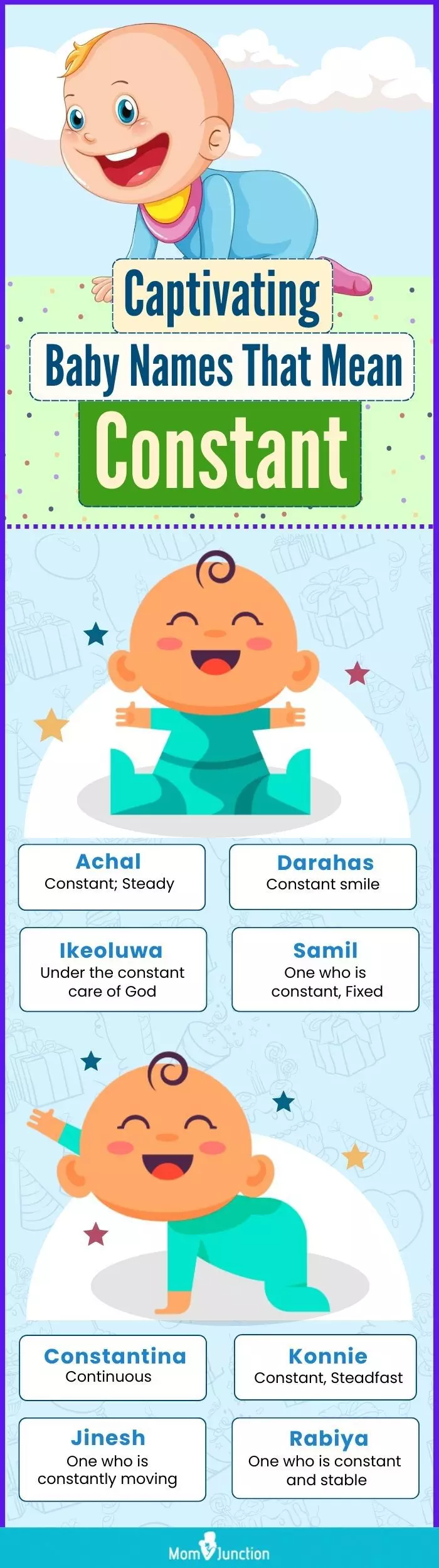 captivating baby boy names that mean constant (infographic)