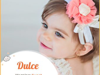 Dulce means sweet