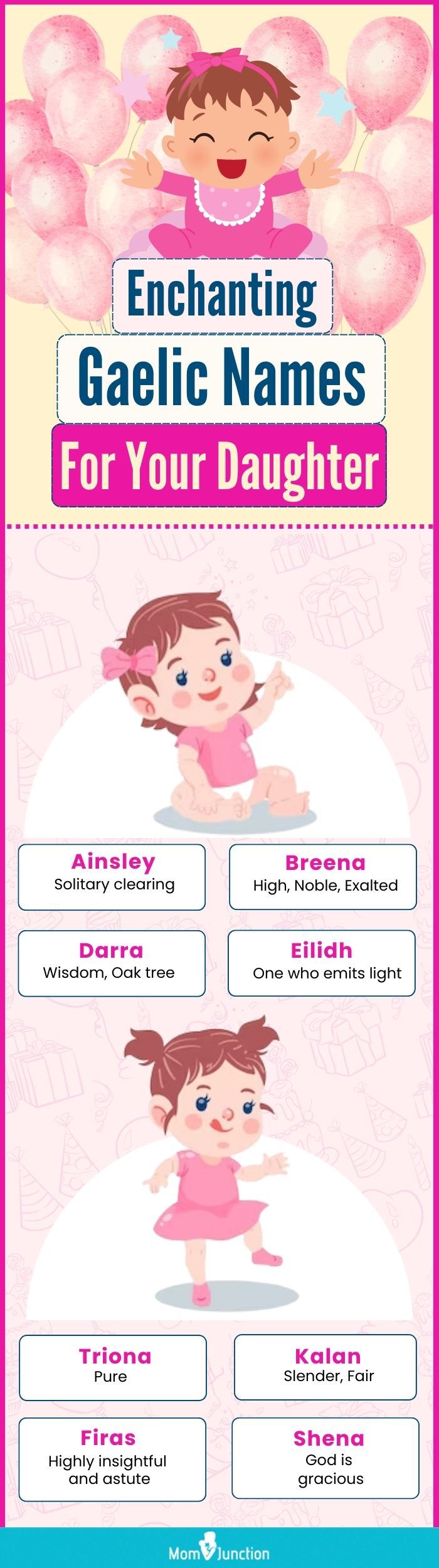 enchanting gaelic names for your daughter (infographic)