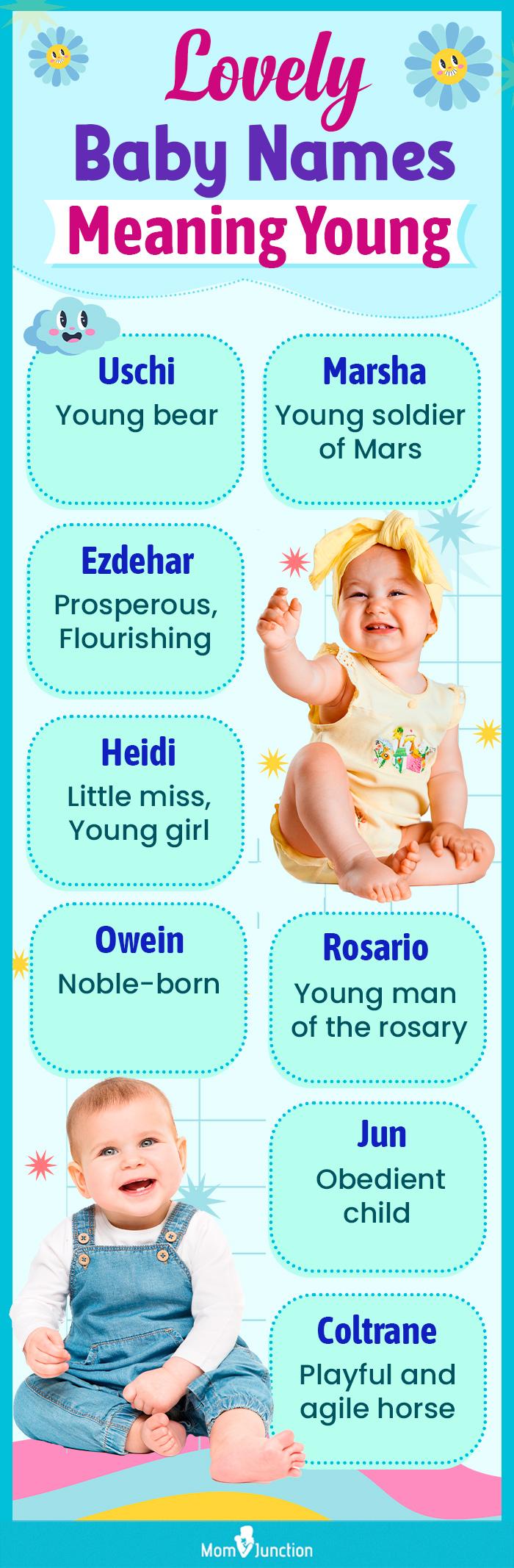 539 Baby Names That Mean Young | MomJunction