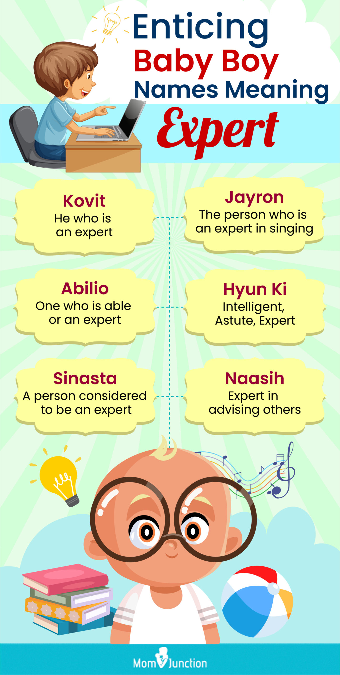 enticing baby boy names meaning expert (infographic)