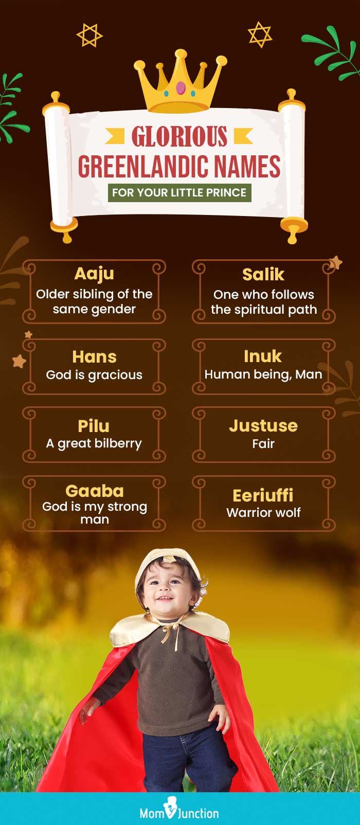glorious greenlandic names for your little prince (infographic)