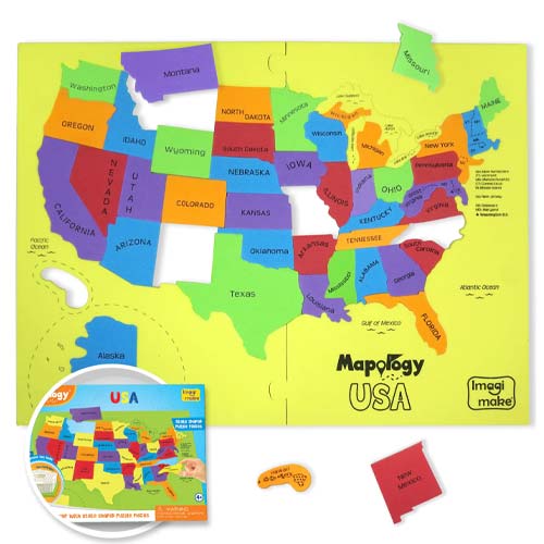 Imagimake Mapology USA With Capitals