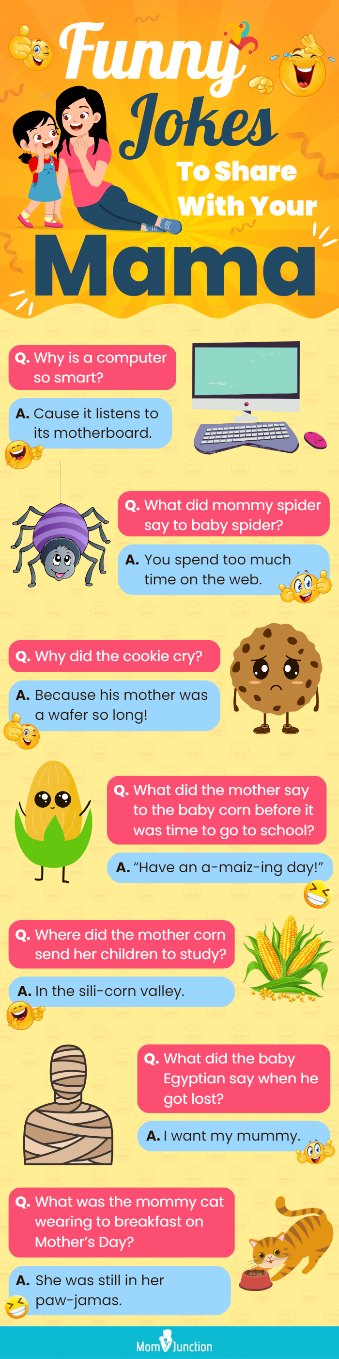 funny jokes to share with your mama (infographic)