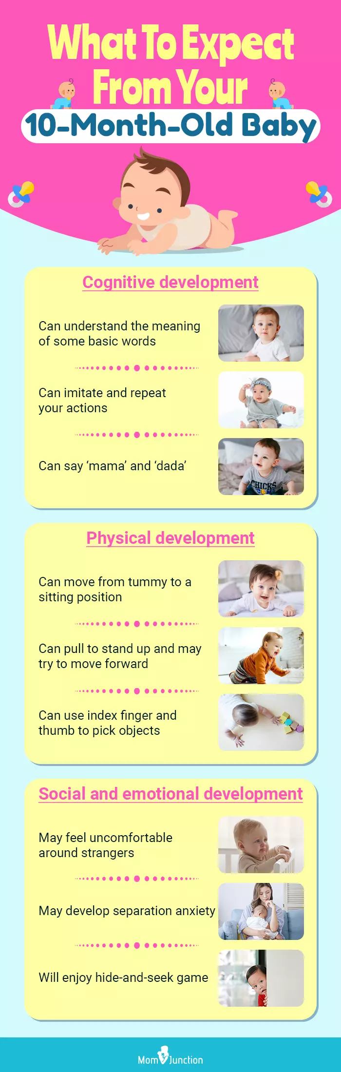 what to expect from your 10 month old baby (infographic)