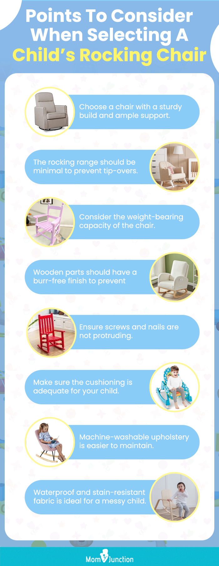Points To Consider When Selecting A Child’s Rocking Chair (infographic)