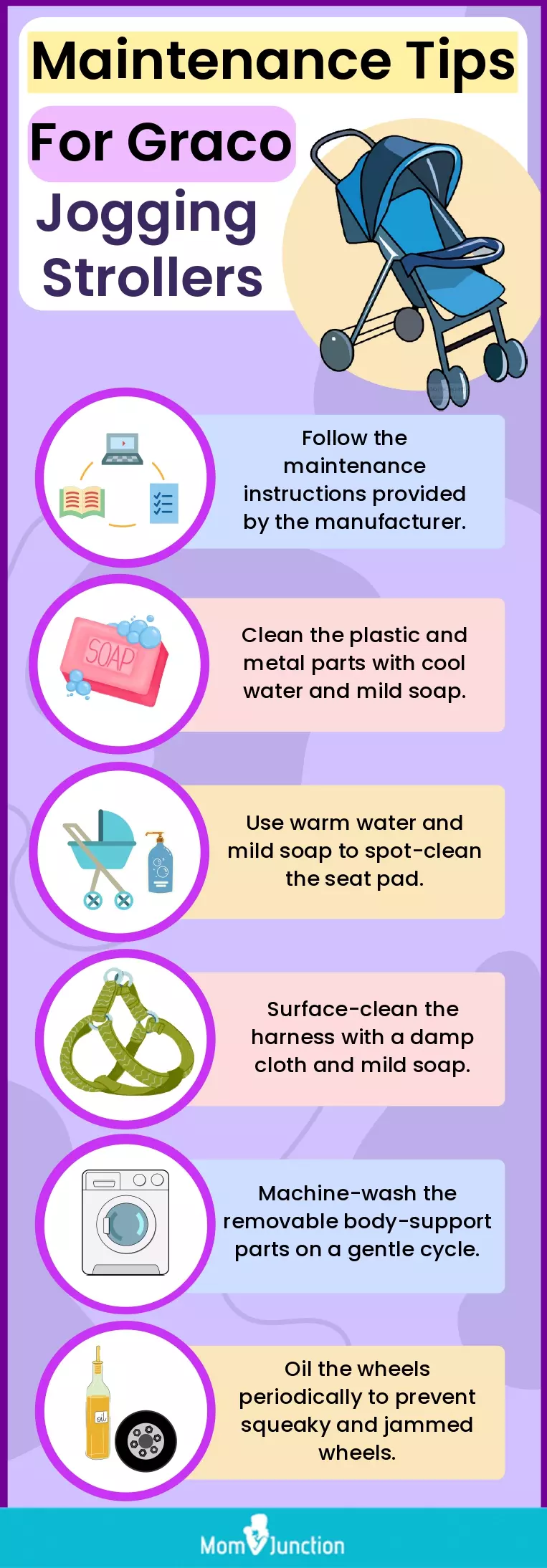 Maintenance Tips For Graco Jogging Strollers (infographic)