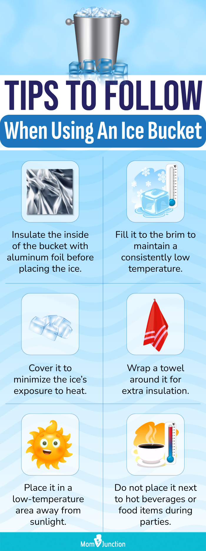 Tips To Follow When Using An Ice Bucket (infographic)