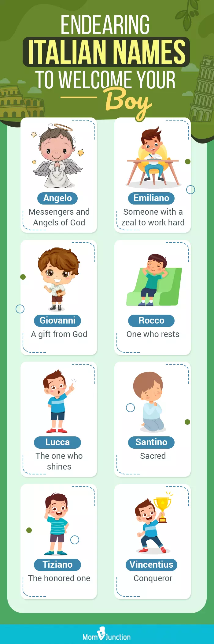 endearing italian names to welcome your boy (infographic)