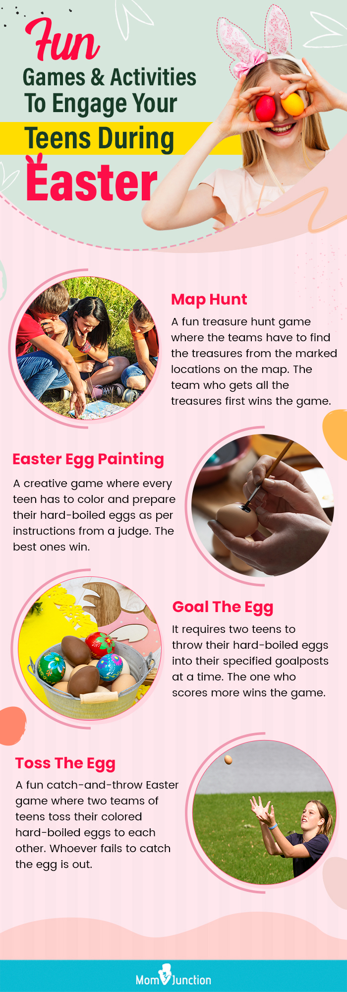 fun games & activities to engage your teens during easter (infographic)