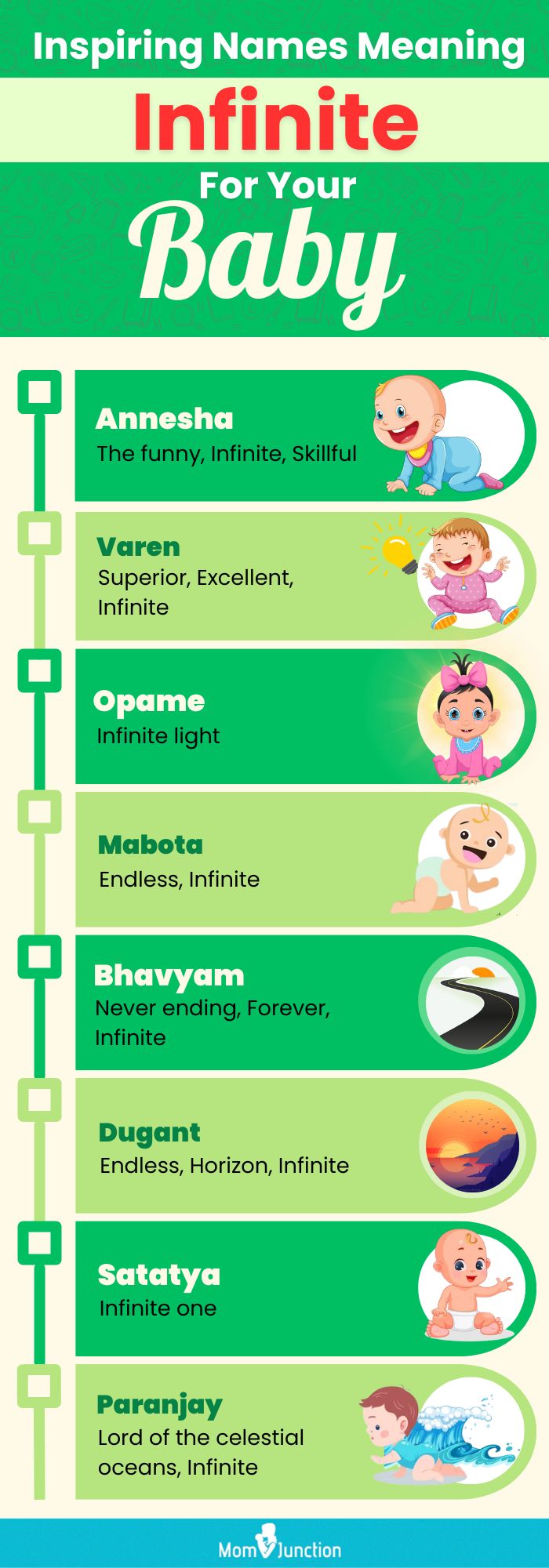 inspiring names meaning infinite for your baby (infographic)