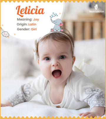 Leticia, meaning joy