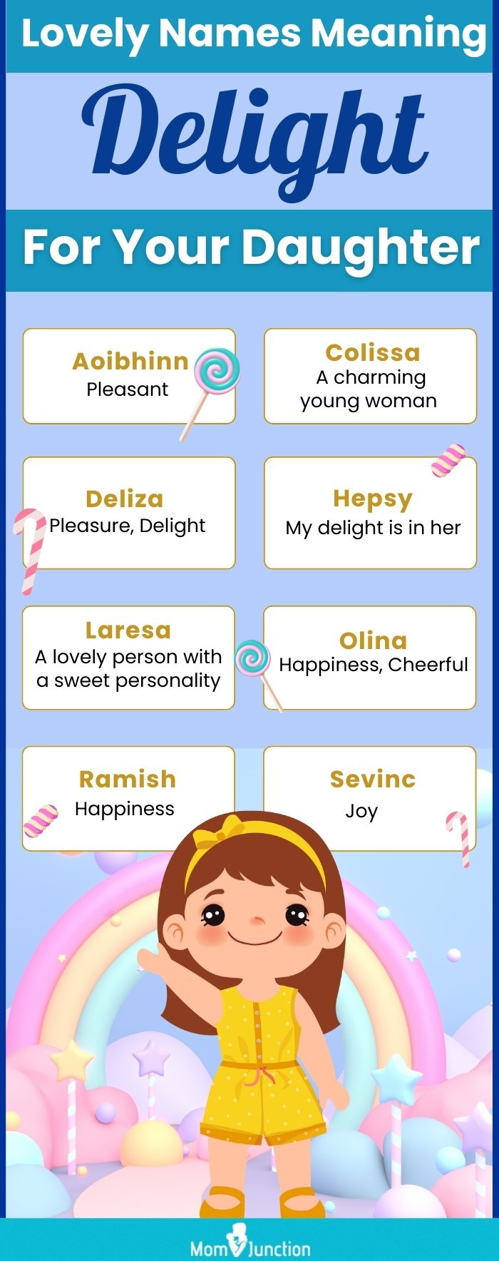 lovely names meaning delight for your daughter (infographic)