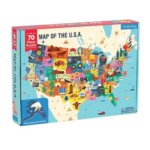 Mudpuppy Map Of The U.S.A Puzzle