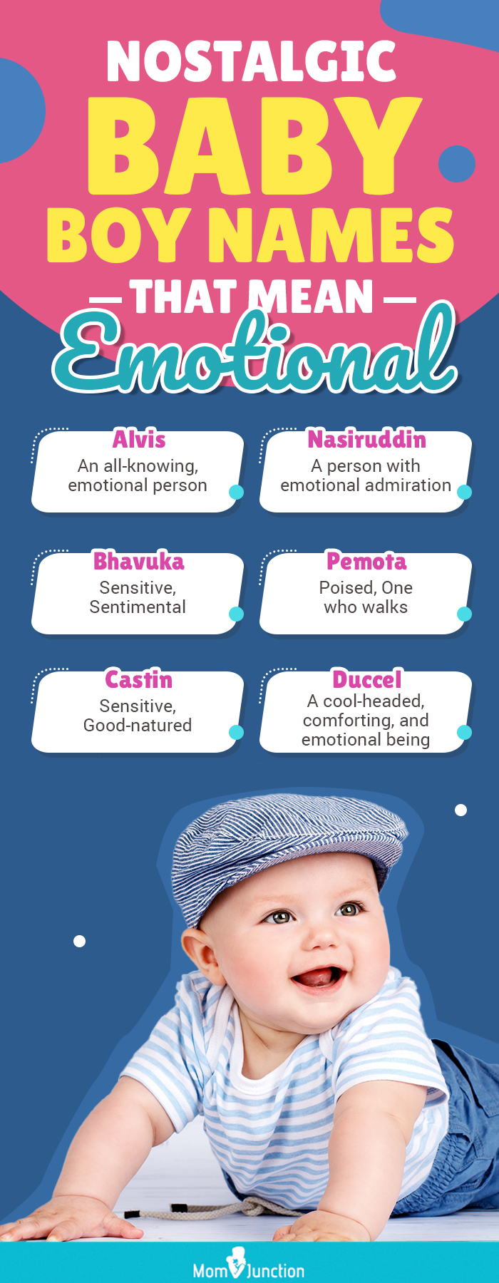nostalgic baby boy names that mean emotional (infographic)