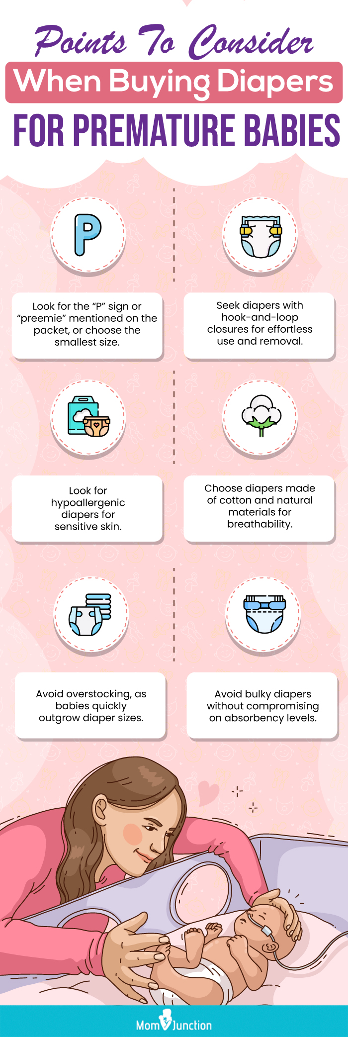 Points To Consider When Buying Diapers For Premature Babies (infographic)