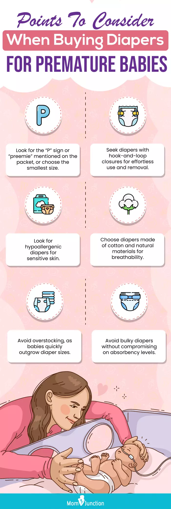 Points To Consider When Buying Diapers For Premature Babies (infographic)