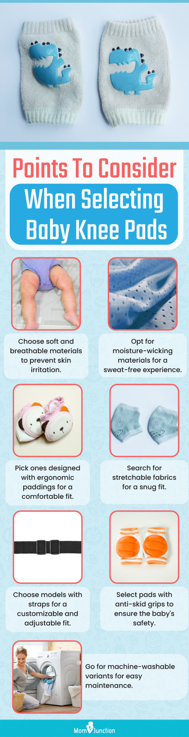 Points To Consider When Selecting Baby Knee Pads (infographic)