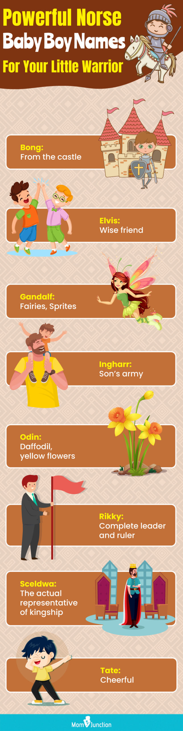 powerful norse baby boy names for your little warrior (infographic)