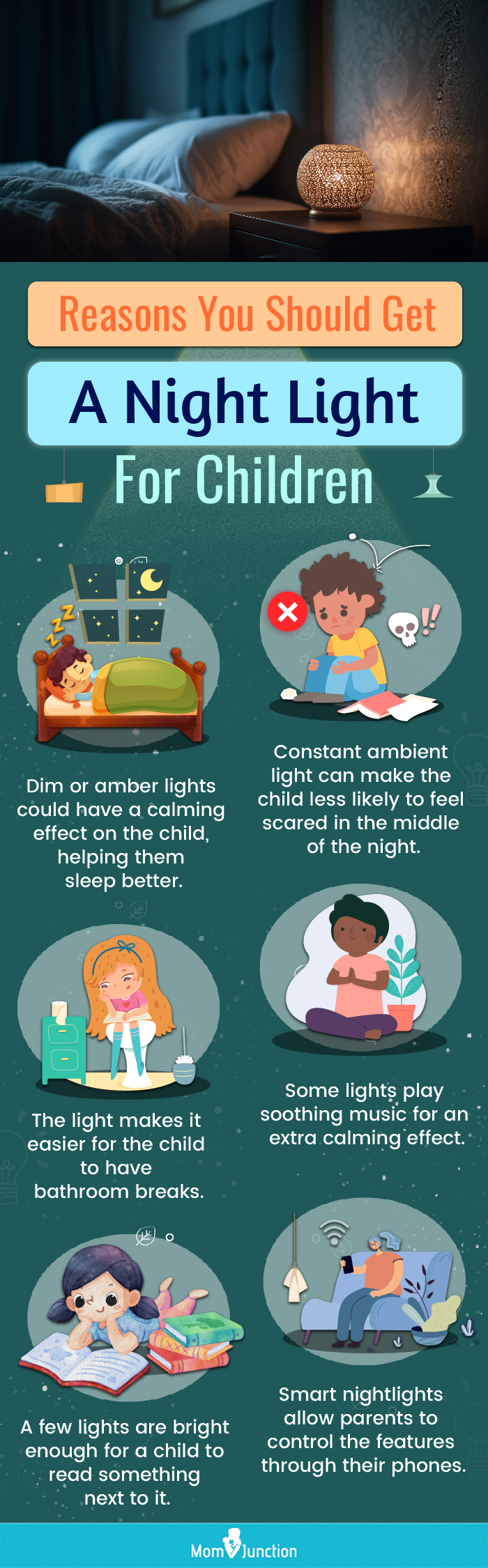Reasons You Should Get A Night Light For Children (infographic)