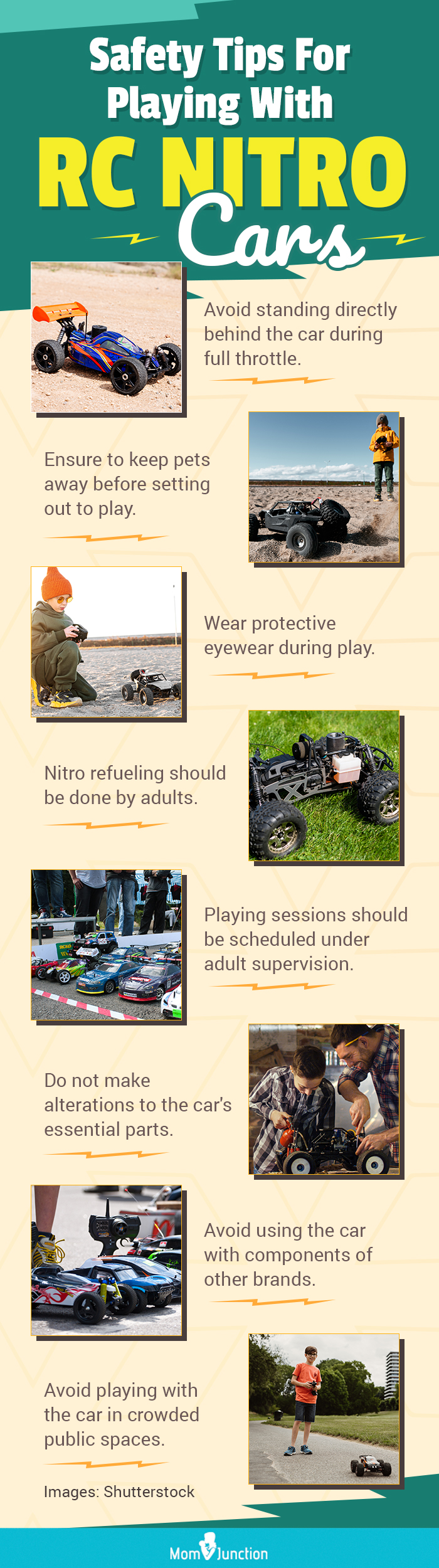 Safety Tips For Playing With RC Nitro Cars (infographic) 