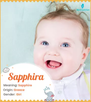Sapphira, a name inspired by the beauty of the gemstone
