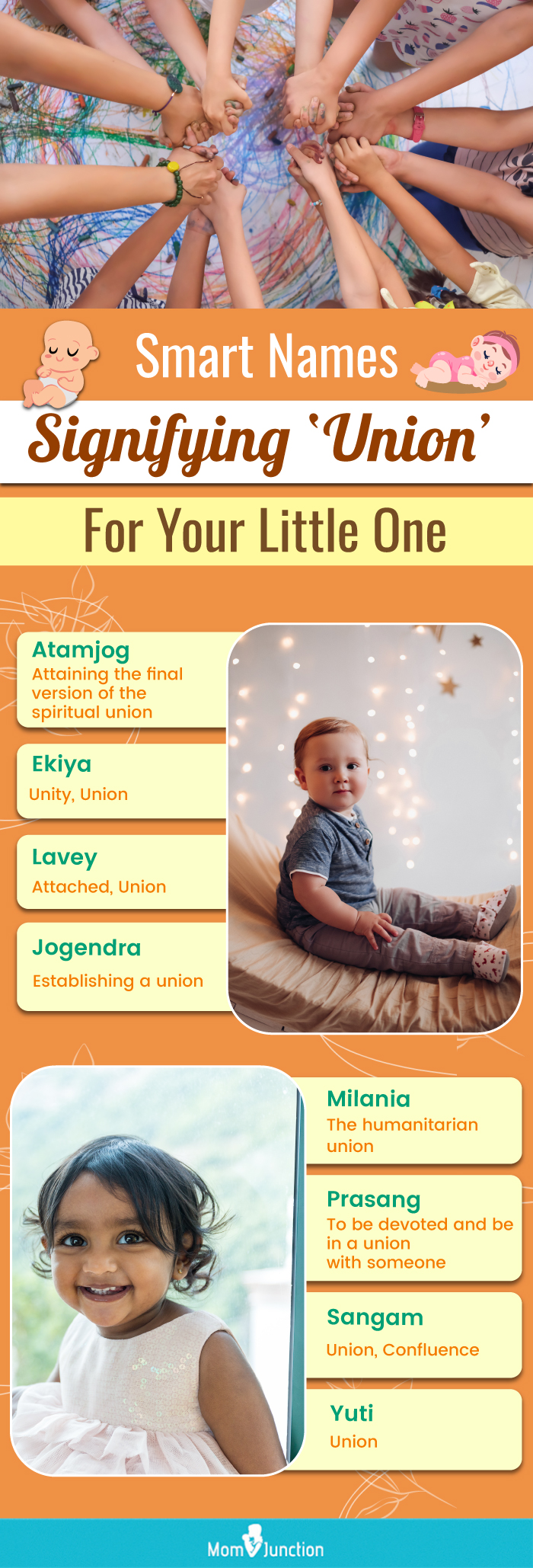 smart names signifying union for your little one (infographic)