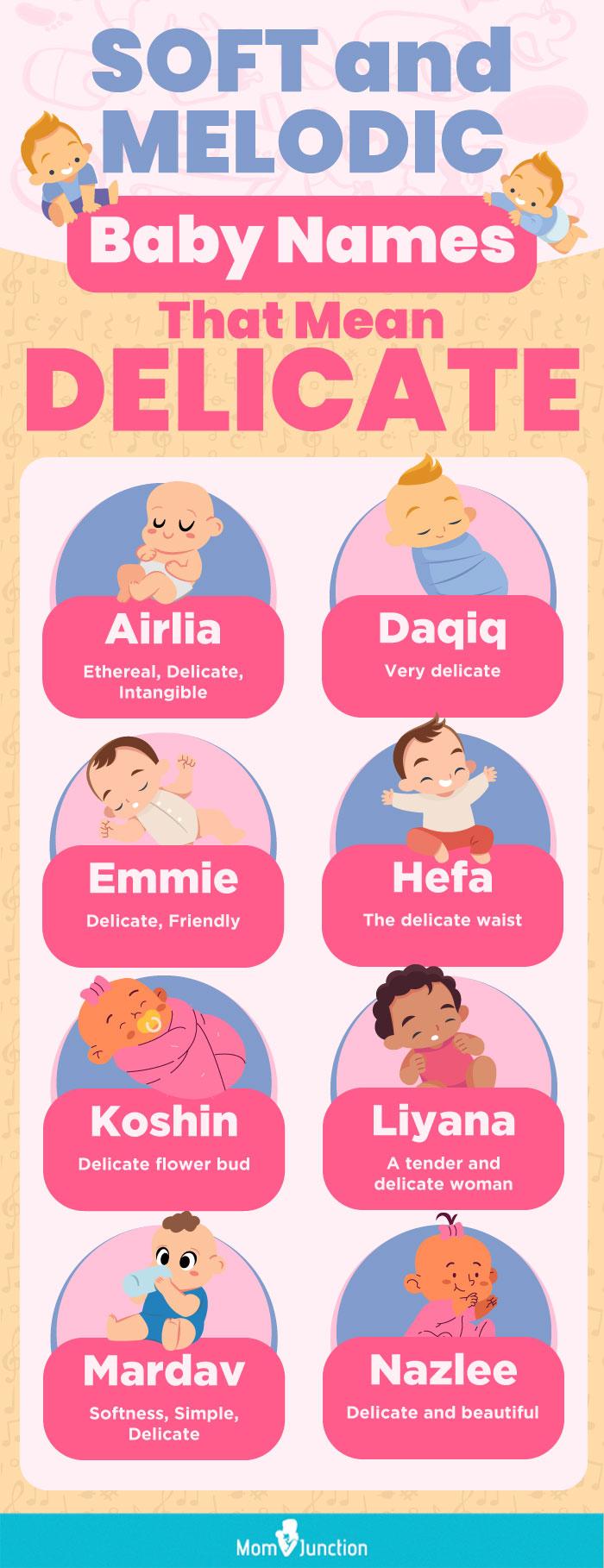 171 Baby Names That Mean Delicate MomJunction