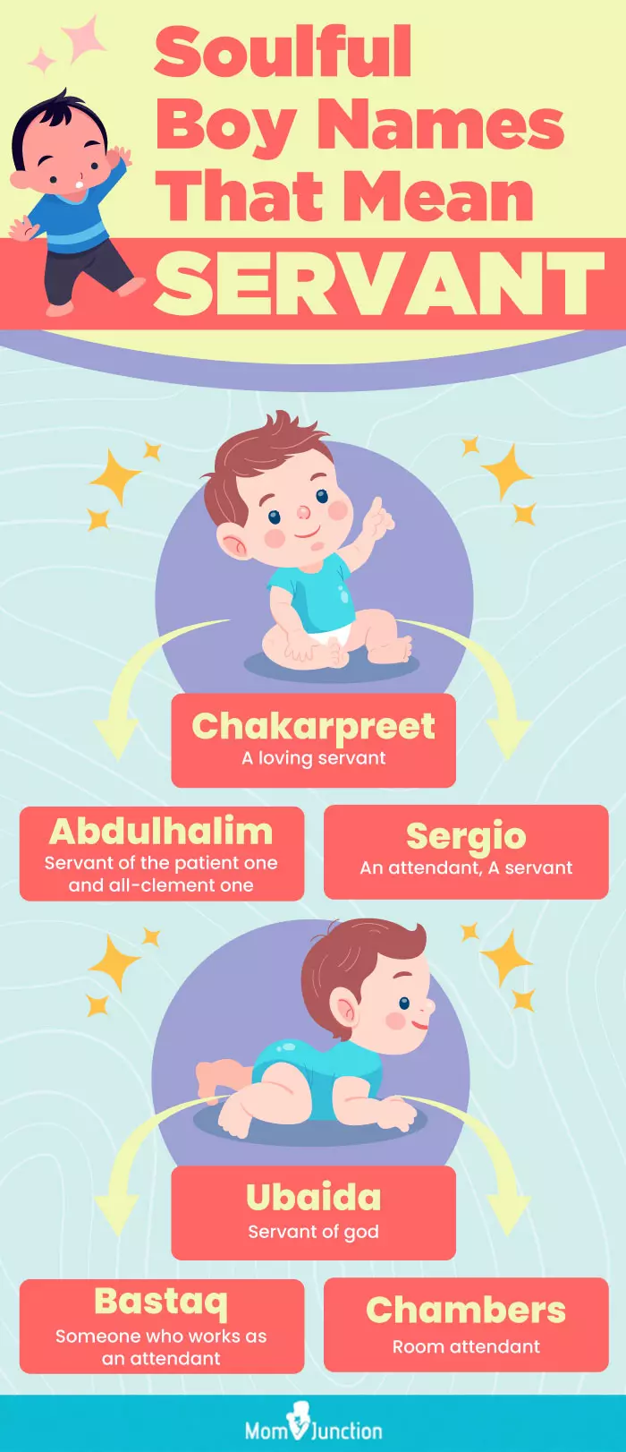 soulful boy names that mean servant (infographic)