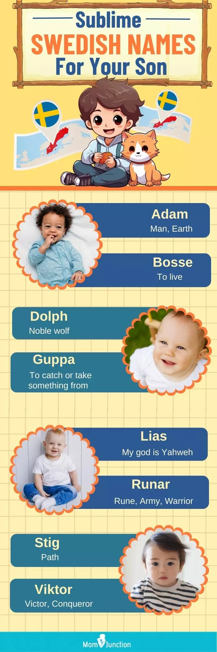 sublime swedish names for your son (infographic)