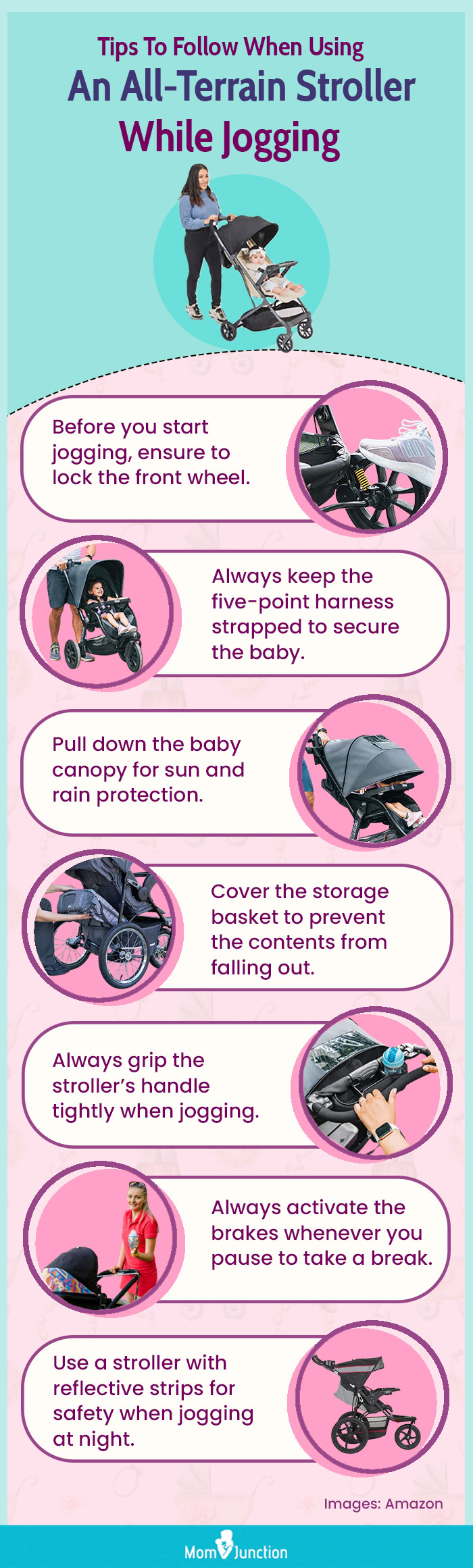 Tips To Follow When Using An All Terrain Stroller While Jogging (infographic)