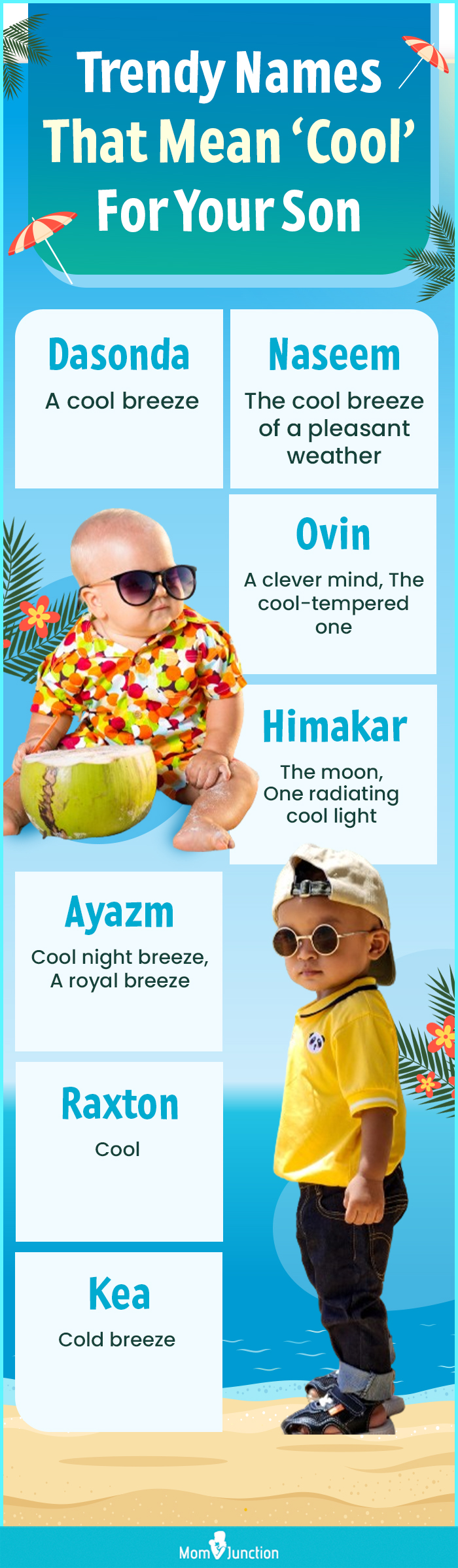 Trendy Names That Mean Cool For Your Son (infographic)
