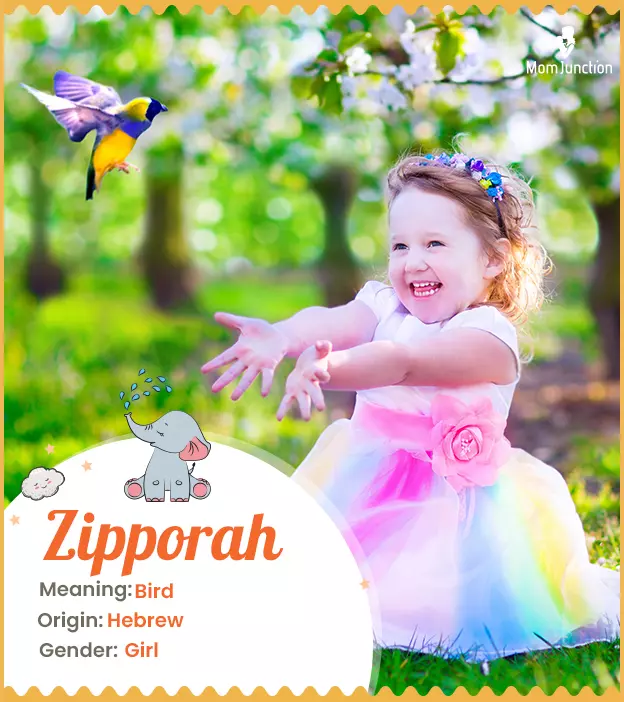 Zipporah, a name which means bird