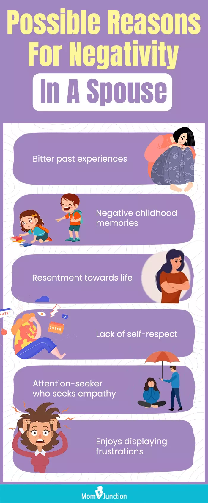 possible reasons for negativity in a spouse (infographic)