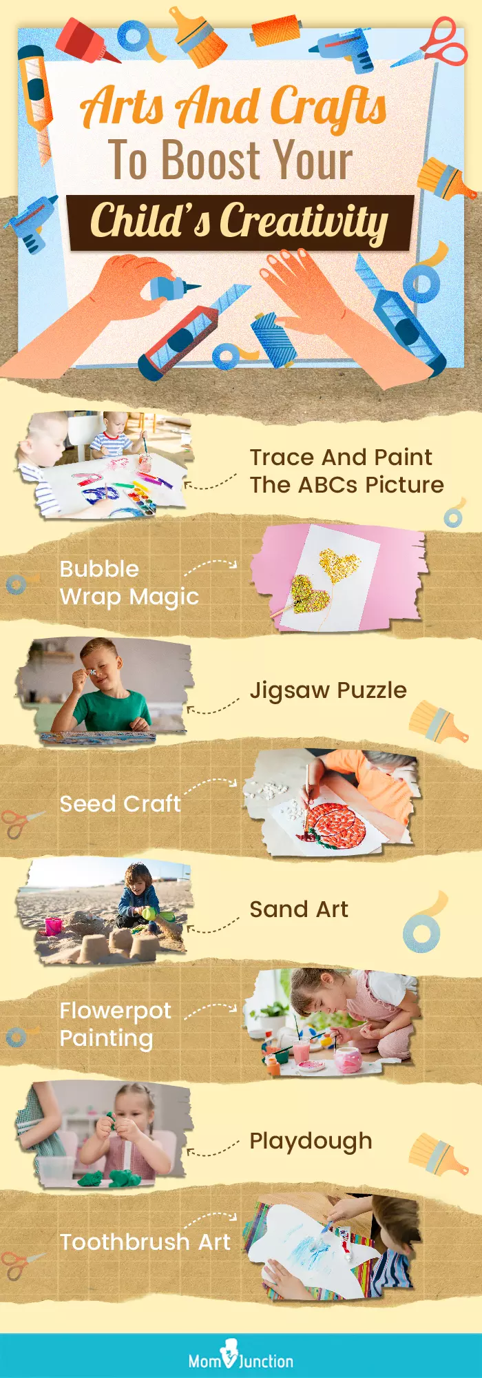 arts and crafts to boost your childs creativity (infographic)