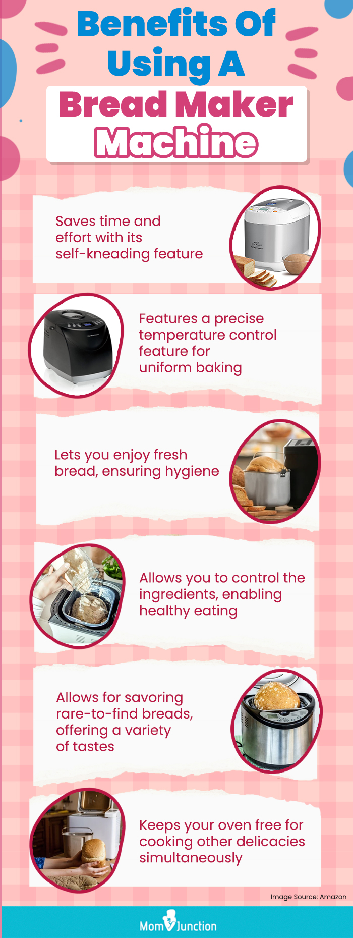 Benefits Of Using A Bread Maker Machine (infographic)