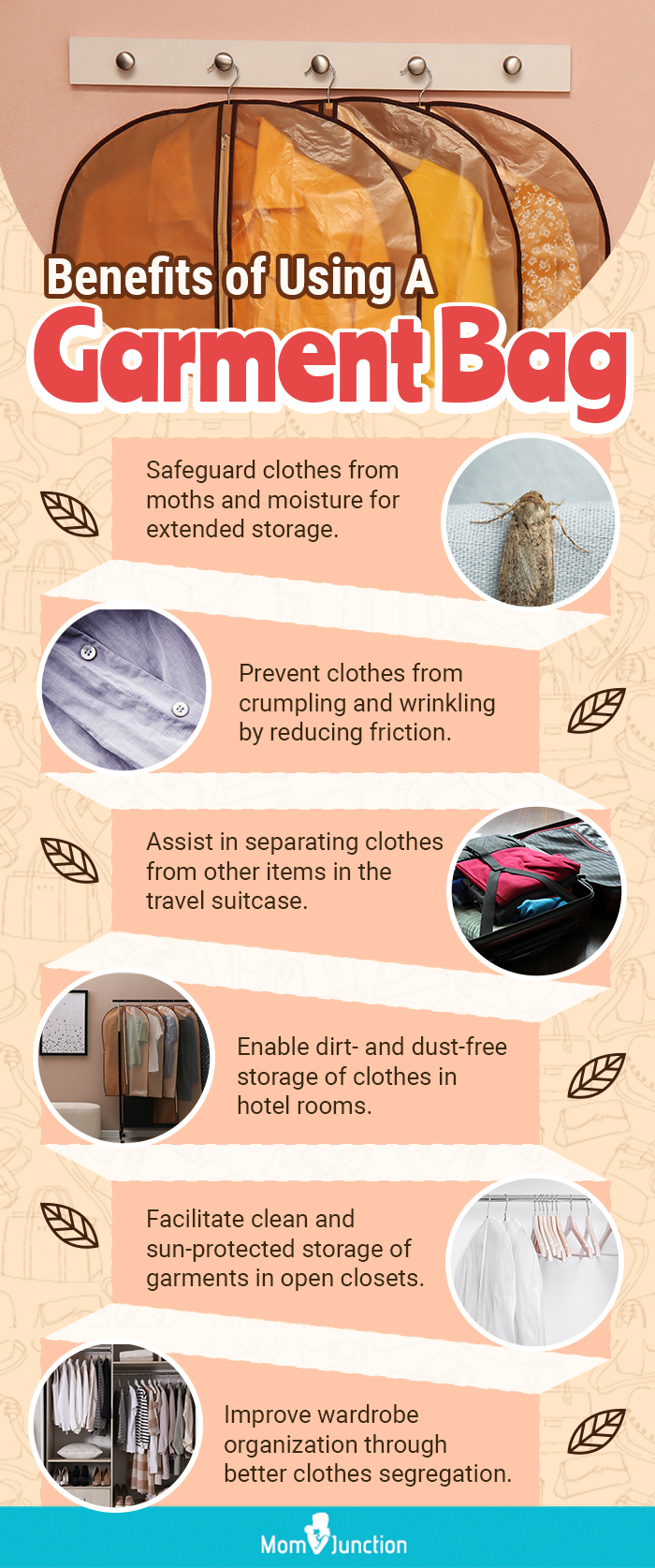 Benefits Of Using Garment Bags (infographic)